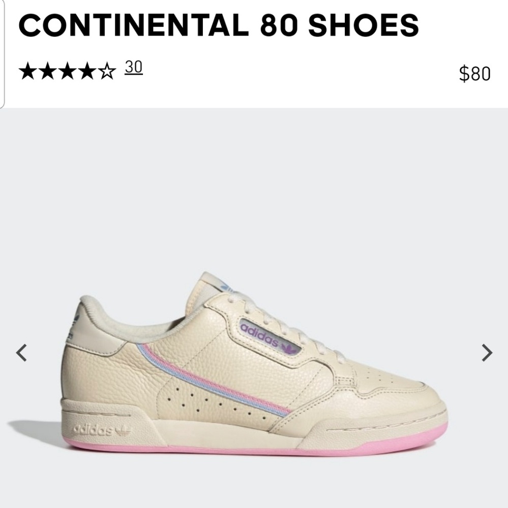 Adias Continental 80 Shoes